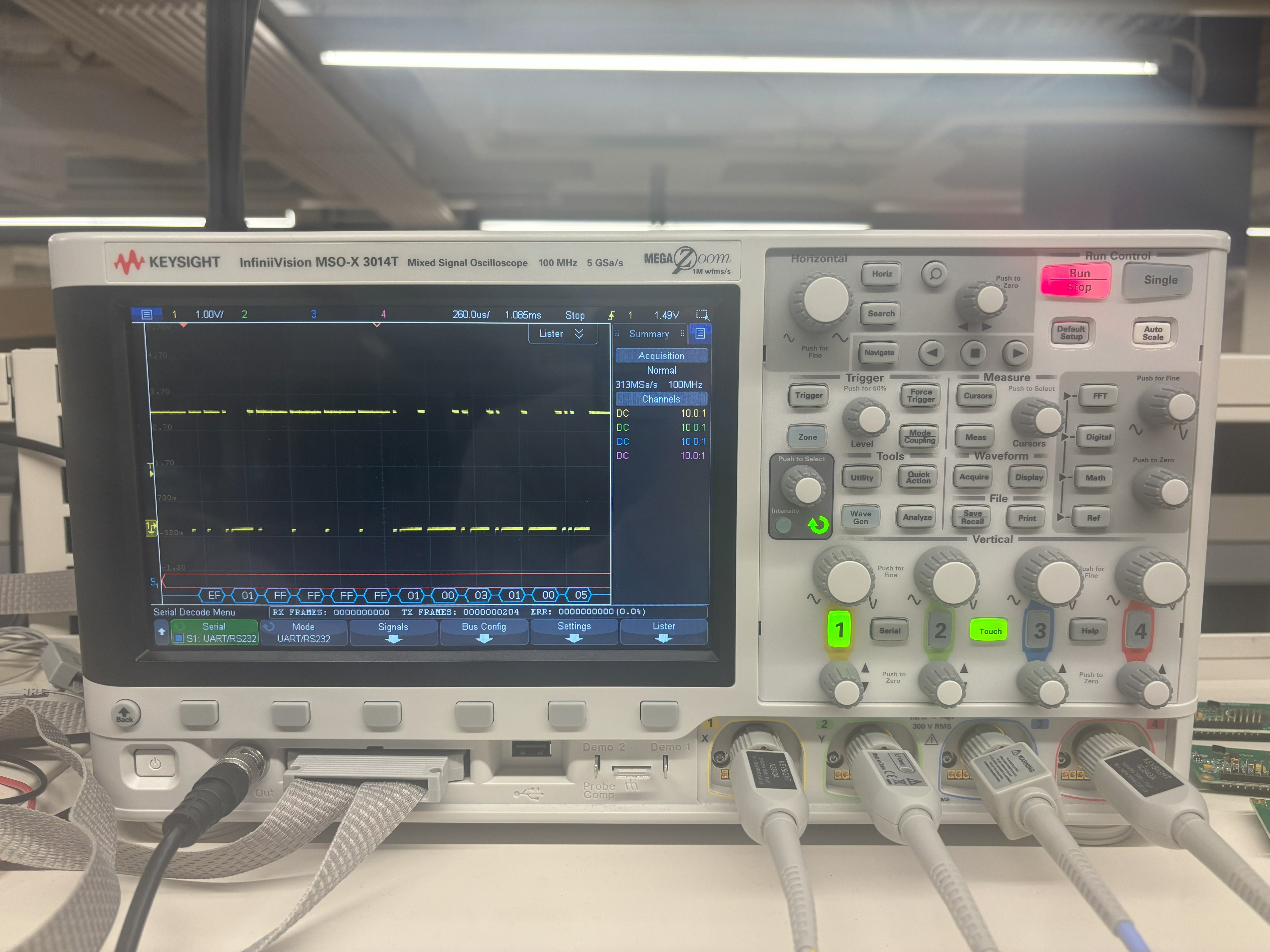oscilloscope GetImg TX